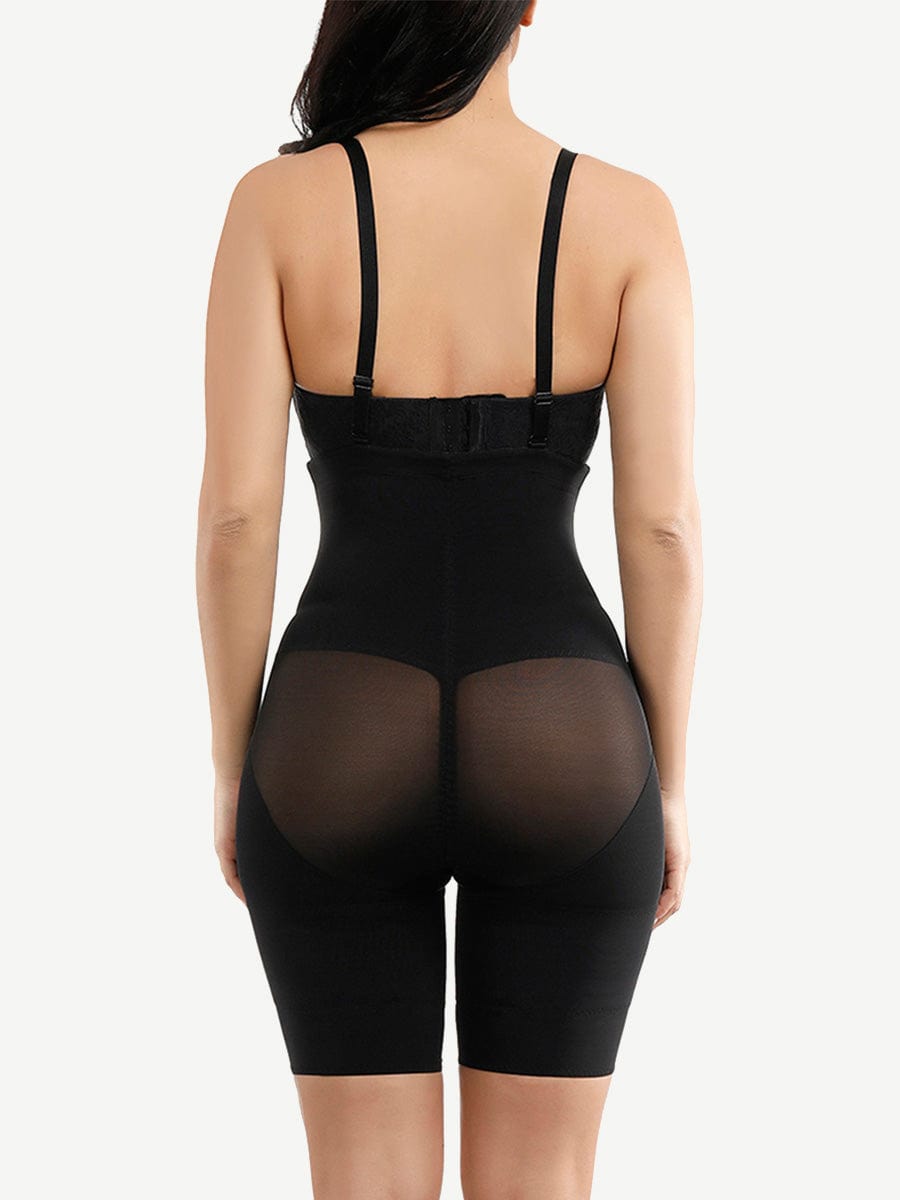 Wholesale Butt Lifting Mesh Patchwork Body Shaper Plus Size